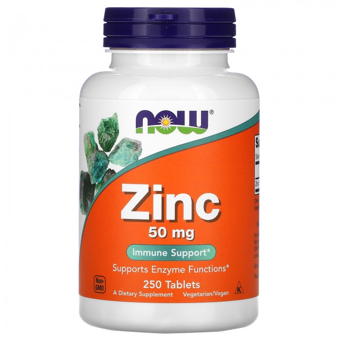 NOW - Zinc Gluconate 50mg / 250 tabs